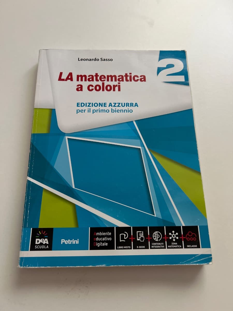 MATEMATICA A COLORI (LA) EDIZIONE AZZURRA VOLUME 2 + EBOOK - foto 1