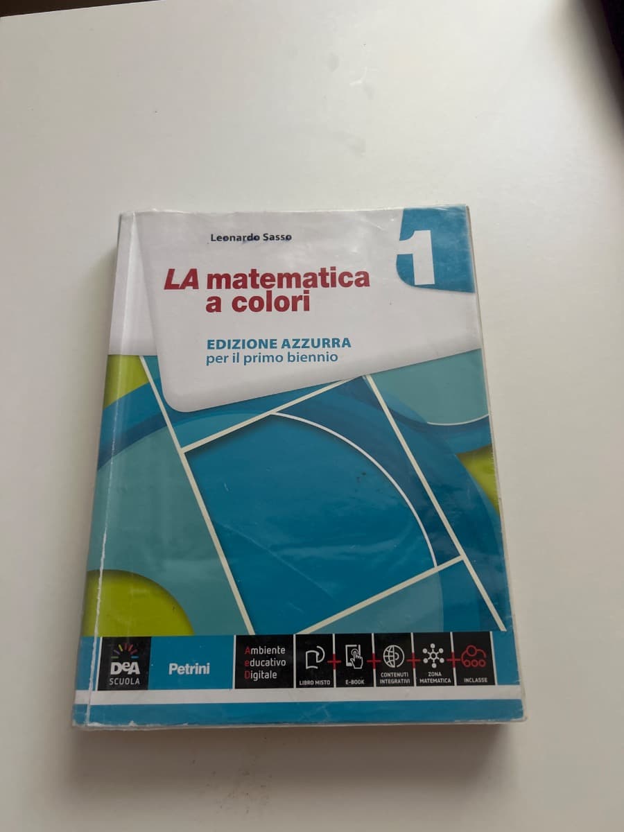 MATEMATICA A COLORI (LA) EDIZIONE AZZURRA VOLUME 1 + EBOOK - foto 1