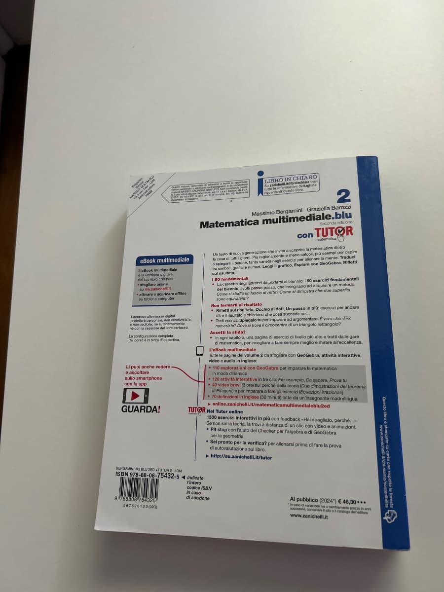 MATEMATICA MULTIMEDIALE.BLU - VOLUME 2 CON TUTOR (LDM) - foto 2