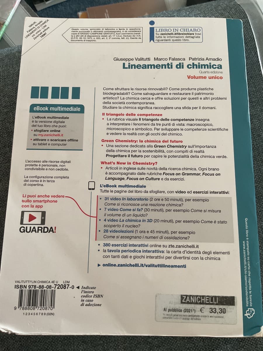 LINEAMENTI DI CHIMICA - VOLUME UNICO (LDM) - foto 2