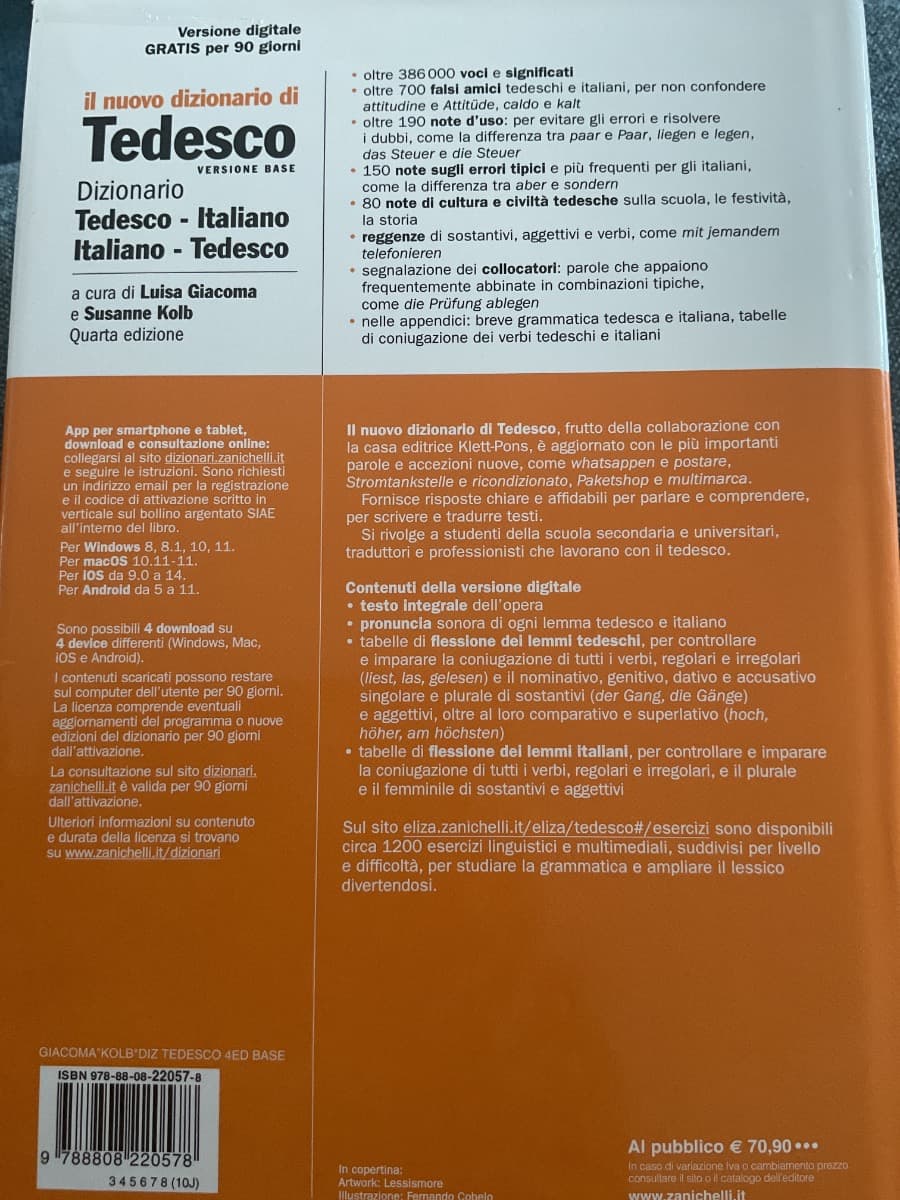 DIZIONARIO DI TEDESCO (IL) 4ED. VERSIONE BASE - foto 2
