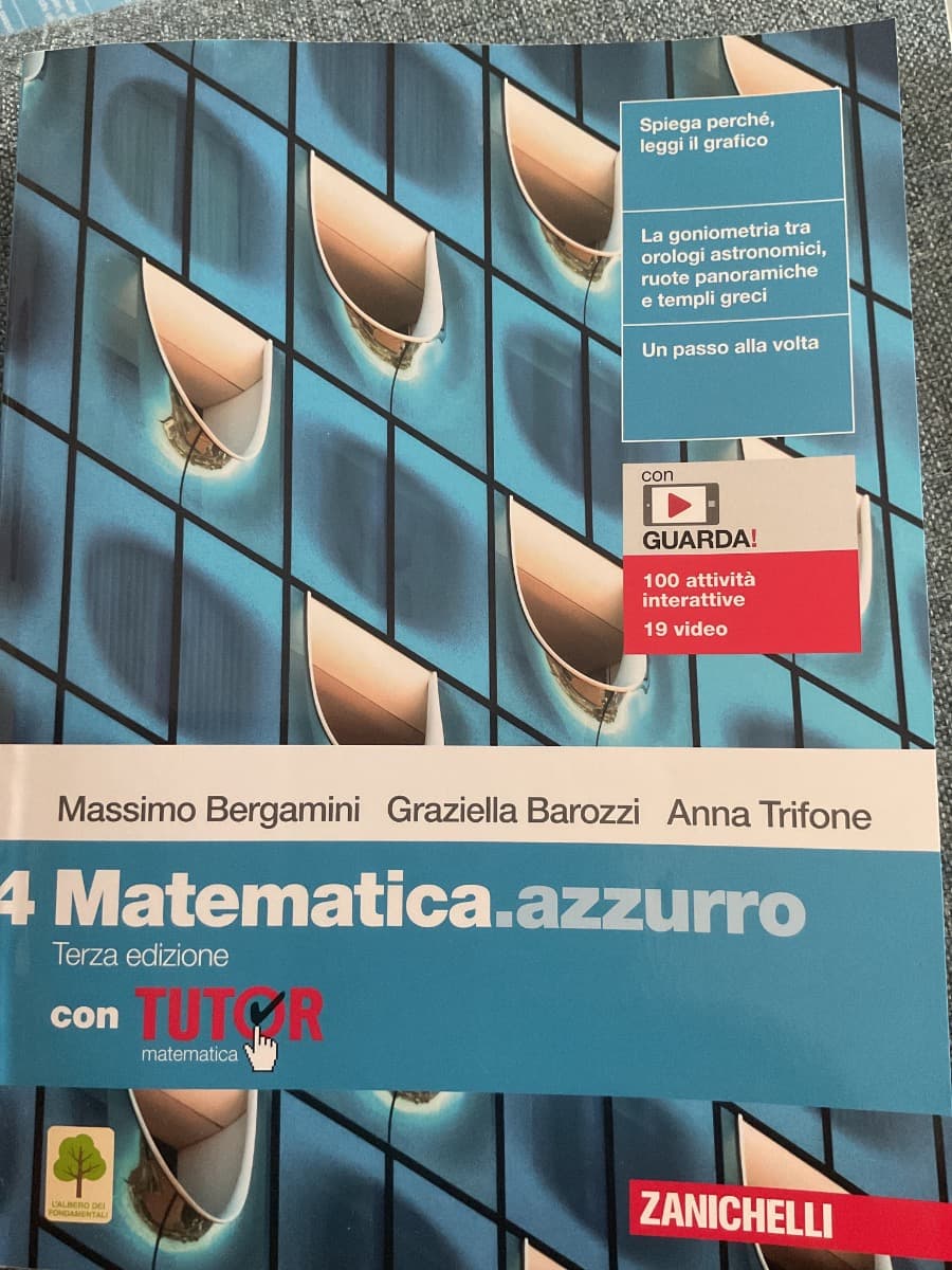 MATEMATICA.AZZURRO 3ED. - VOL. 4 CON TUTOR (LDM) - foto 1