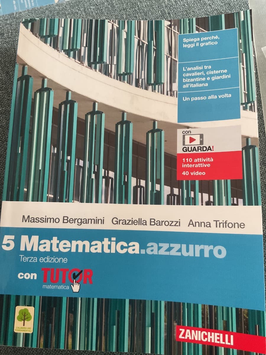 MATEMATICA.AZZURRO 3ED. - VOL. 5 CON TUTOR (LDM) - foto 1