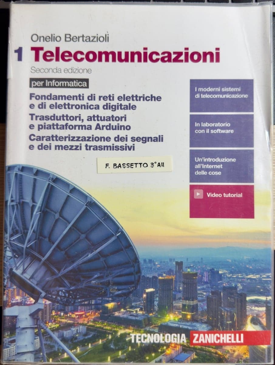 TELECOMUNICAZIONI - PER INFORMATICA 2ED. VOLUME 1 (LD) - foto 1