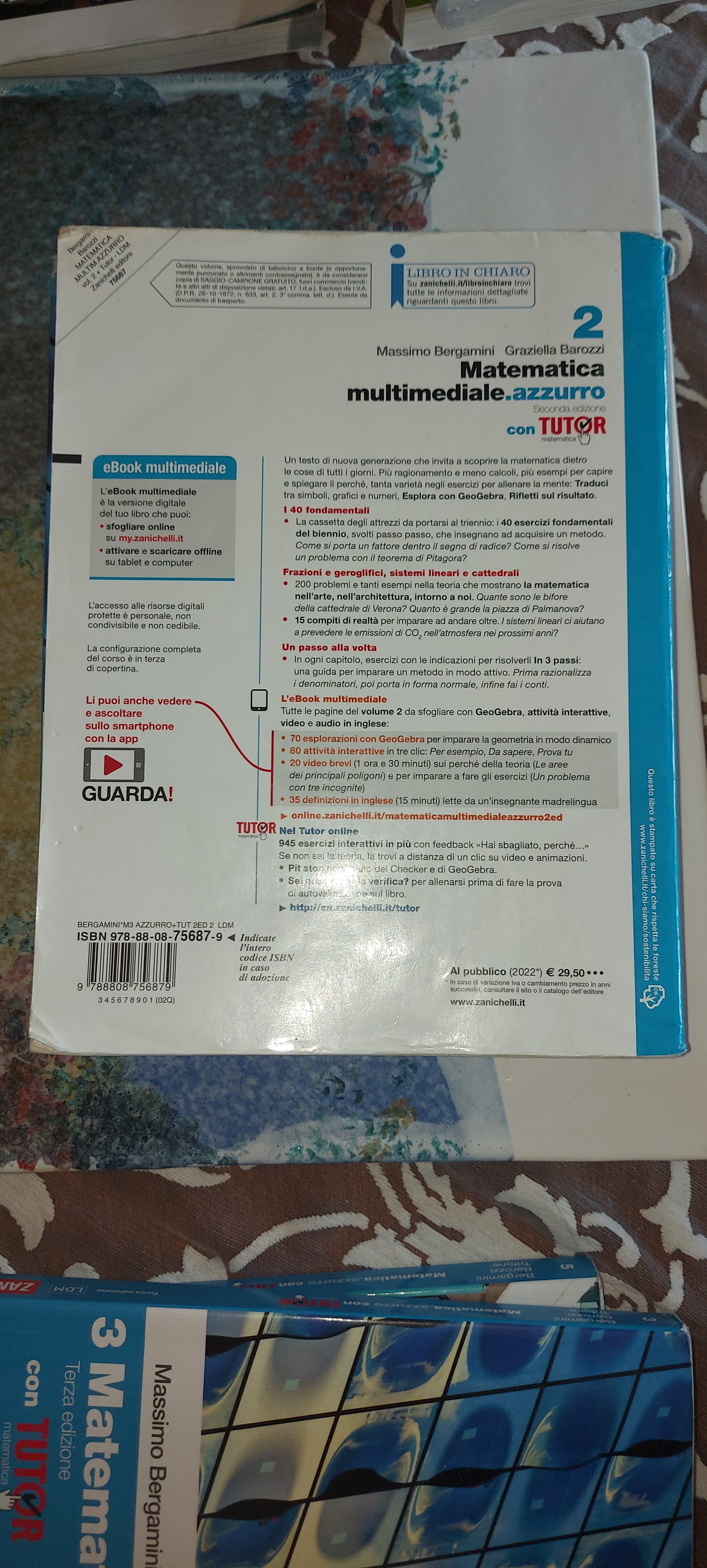 MATEMATICA MULTIMEDIALE.AZZURRO 2ED. - VOL. 2 CON TUTOR (LDM) - foto 2