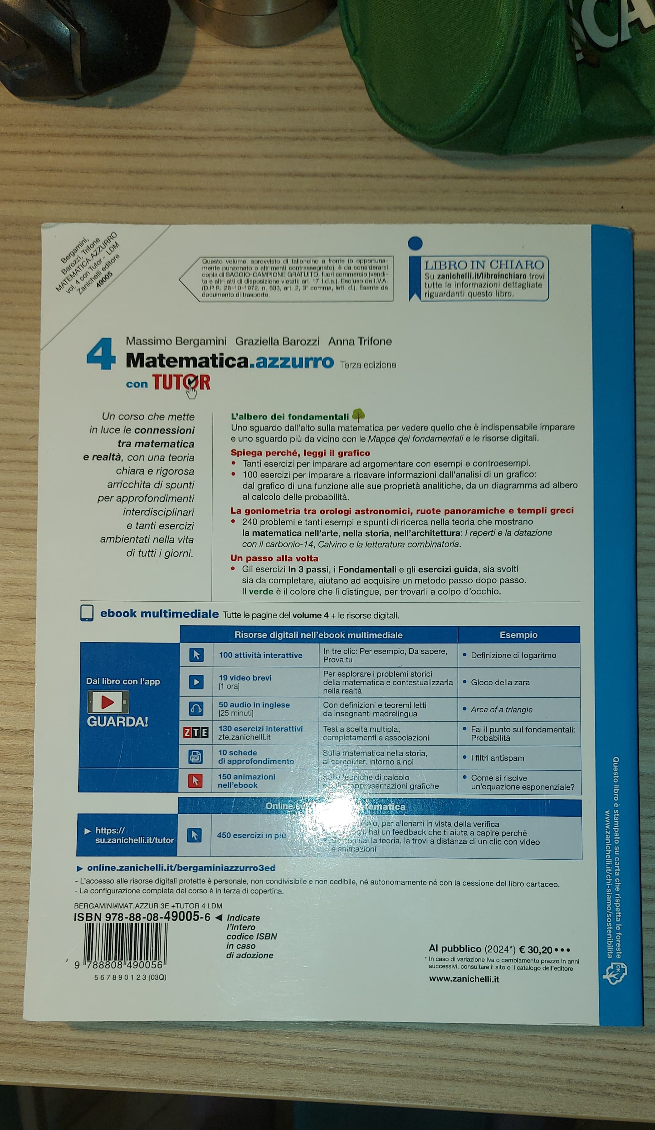 MATEMATICA.AZZURRO 3ED. - VOL. 4 CON TUTOR (LDM) - foto 2