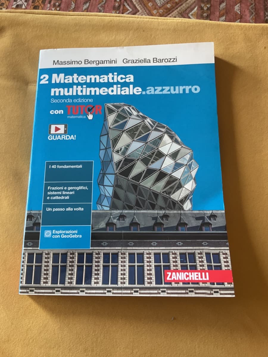 MATEMATICA MULTIMEDIALE.AZZURRO 2ED. - VOL. 2 CON TUTOR (LDM) - foto 1