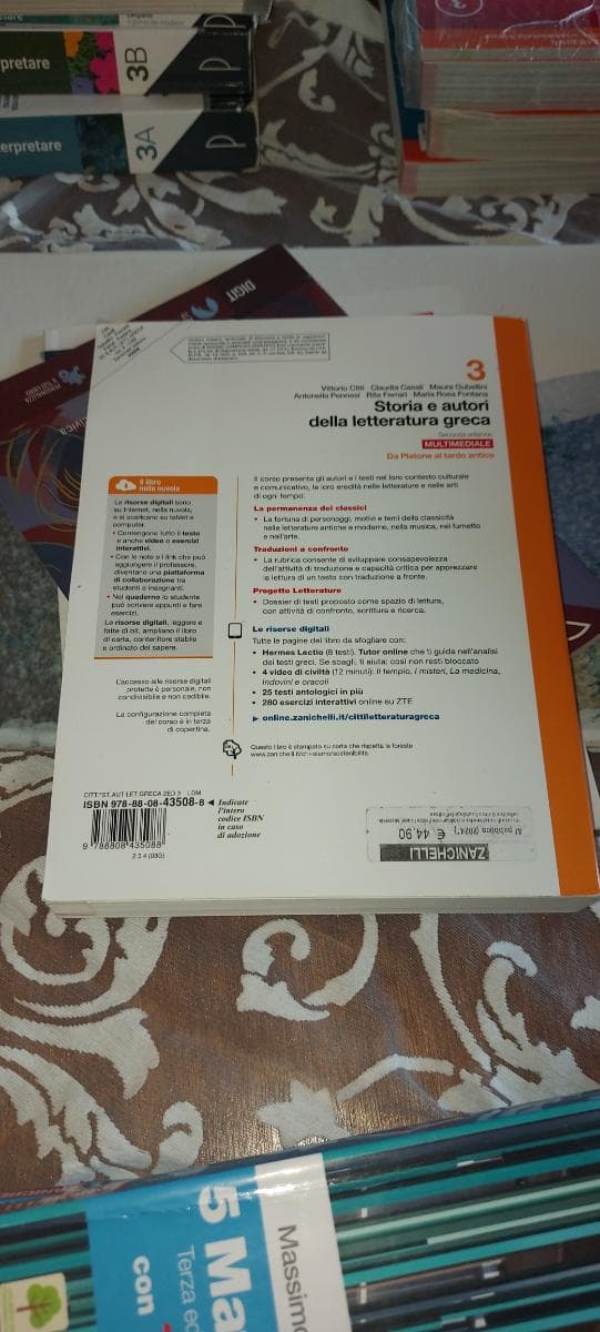 STORIA E AUTORI DELLA LETTERATURA GRECA 2ED - VOLUME 3 MULTIMEDIALE (LDM) - foto 2