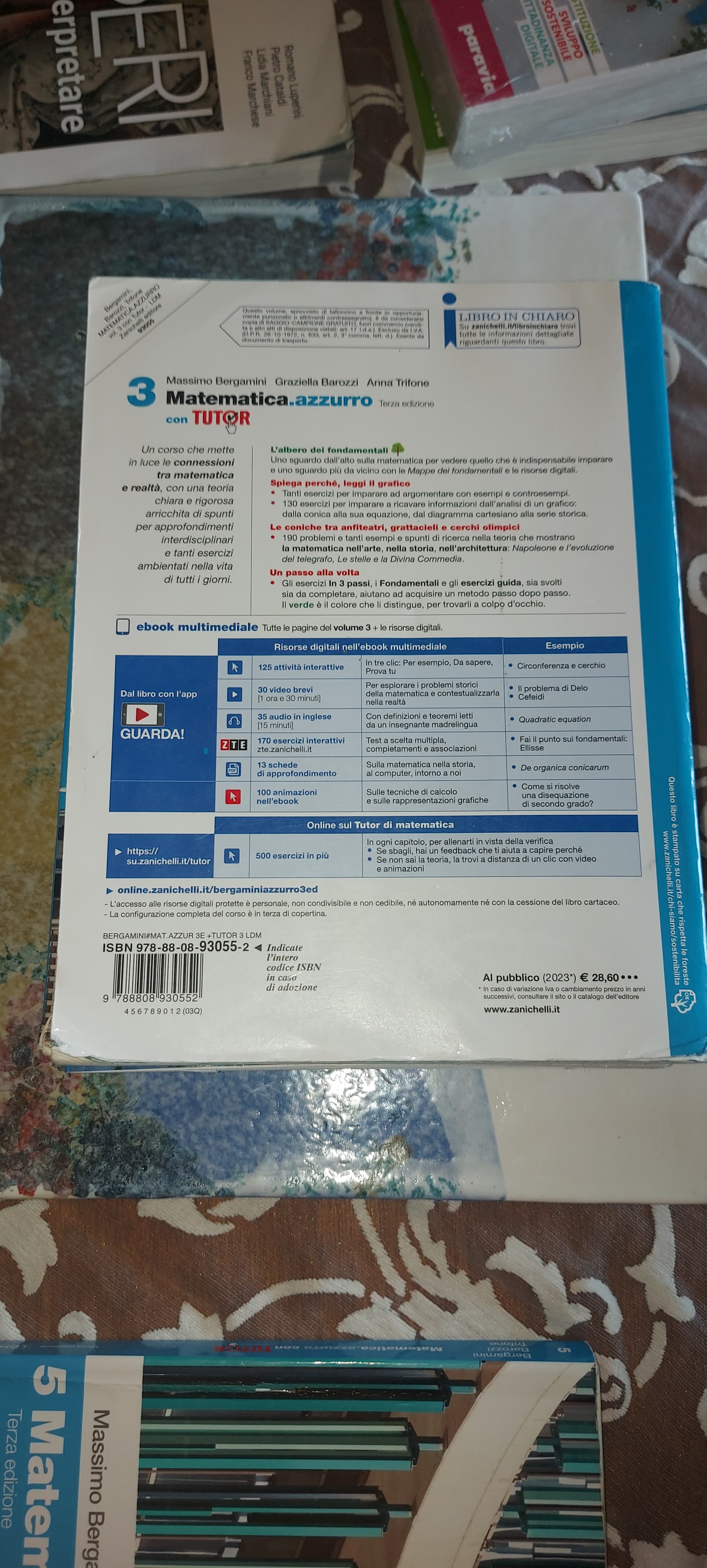 MATEMATICA.AZZURRO 3ED. - VOL. 3 CON TUTOR (LDM) - foto 2