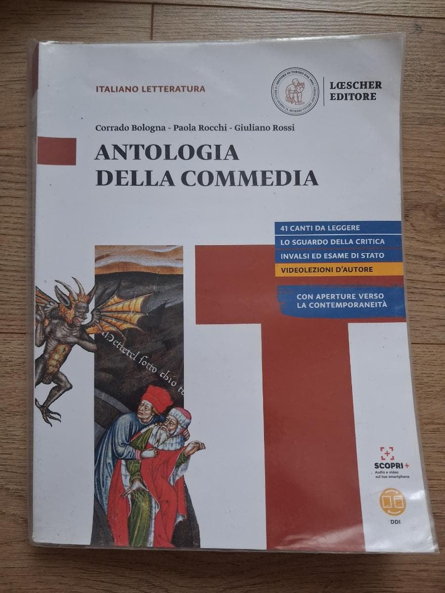 LETTERATURA VISIONE DEL MONDO ED.ROSSA ANTOLOGIA DIVINA COMMEDIA - foto 1