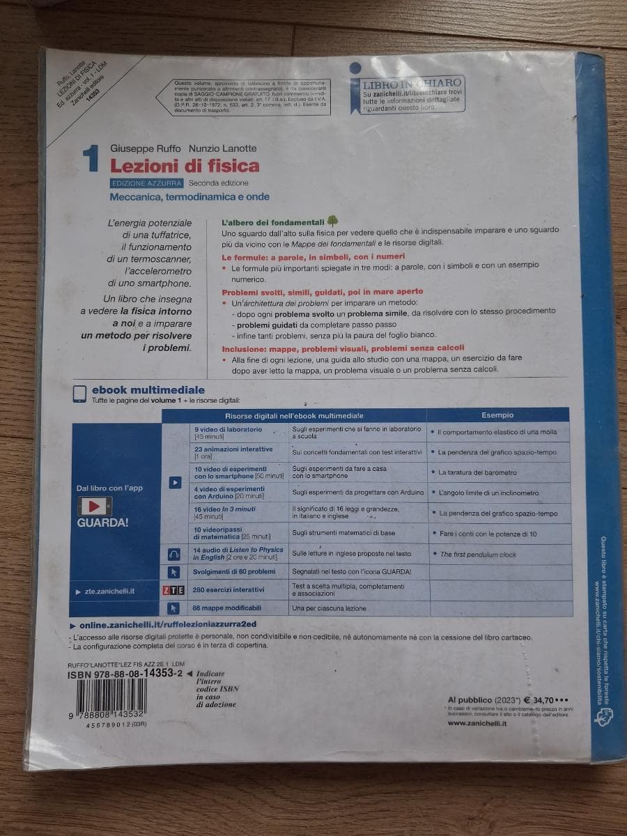 LEZIONI DI FISICA. EDIZIONE AZZURRA 2ED. - VOL. 1 (LDM) - foto 2