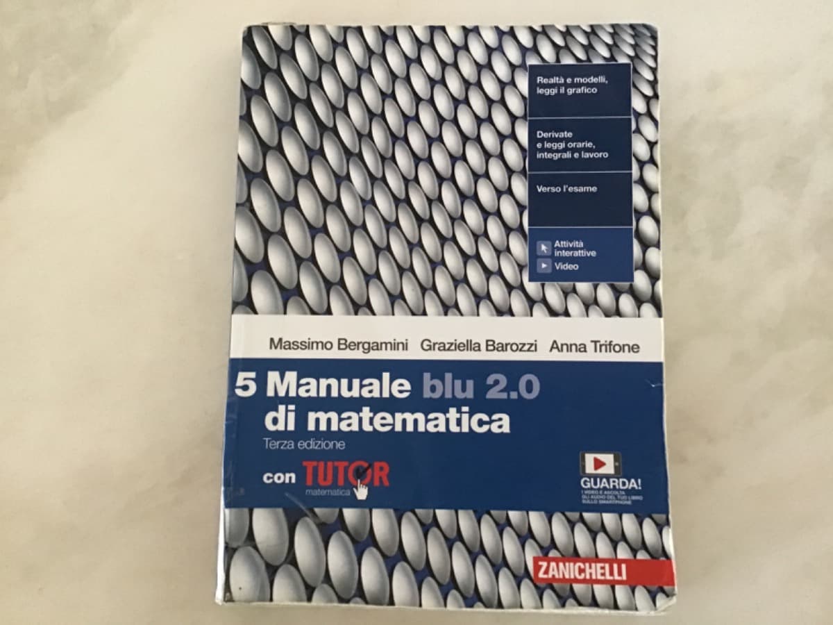 MANUALE BLU 2.0 DI MATEMATICA 3ED. - VOL. 5 CON TUTOR (LDM) - foto 1
