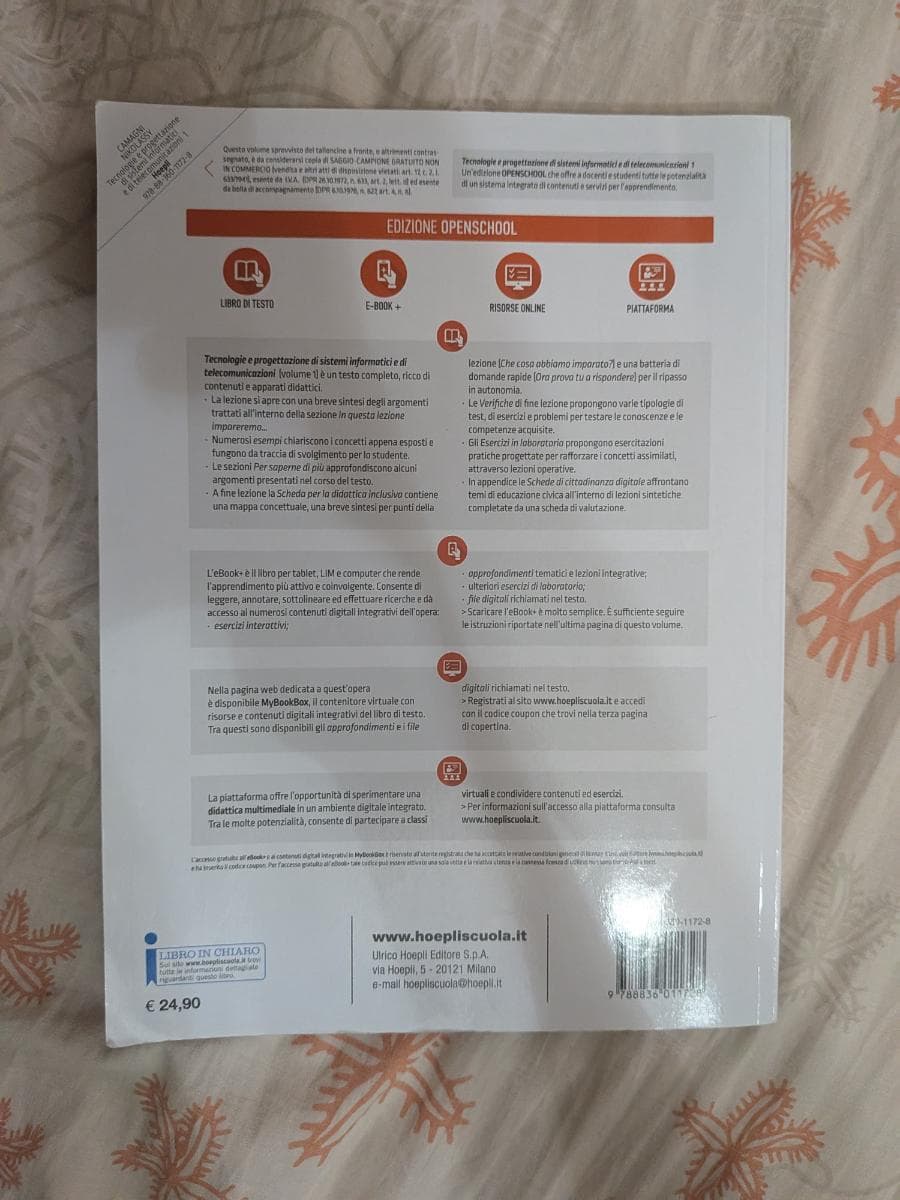 TECNOLOGIE E PROGETTAZIONE DI SISTEMI INFORMATICI E DI TELECOMUNICAZION - foto 2