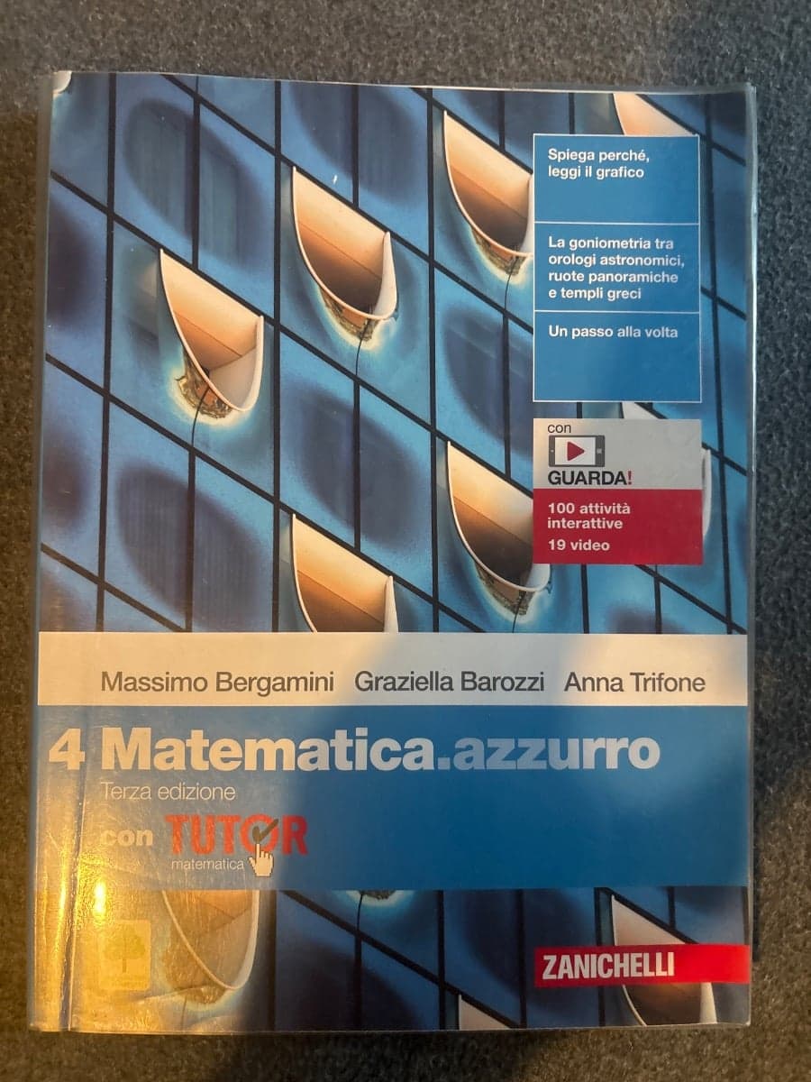 MATEMATICA.AZZURRO 3ED. - VOL. 4 CON TUTOR (LDM) - foto 1