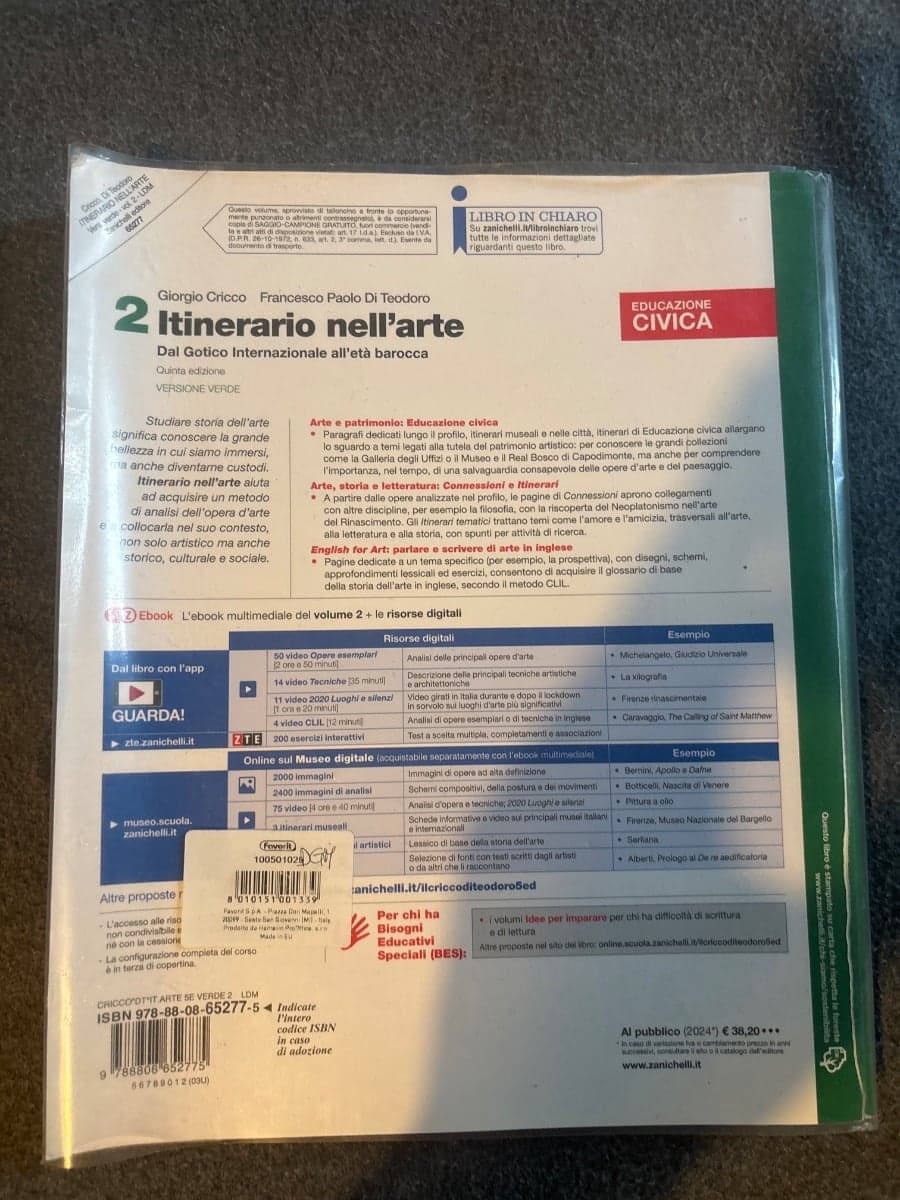 ITINERARIO NELL'ARTE EDIZIONE VERDE 5ED - VOLUME 2 (LDM) - foto 2