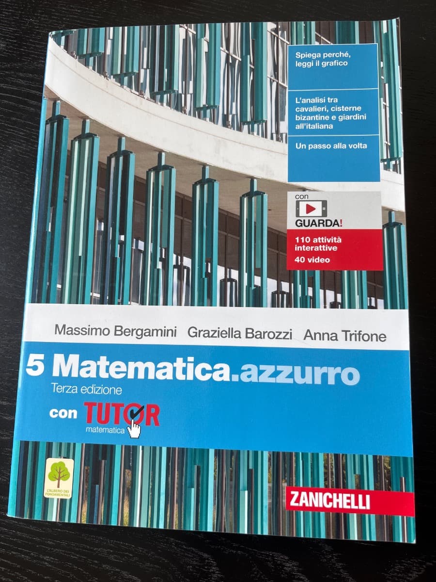 MATEMATICA.AZZURRO 3ED. - VOL. 5 CON TUTOR (LDM) - foto 1