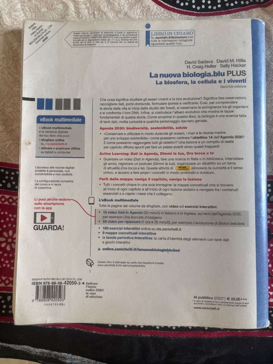 NUOVA BIOLOGIA.BLU 2ED. (LA) - LA BIOSFERA, LA CELLULA E I VIVENTI PLUS (LDM) - foto 2