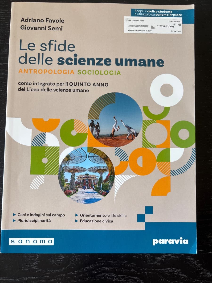 SFIDE DELLE SCIENZE UMANE PER IL 5° ANNO DEL LICEO DELLE SCIENZE UMANE (LE) - foto 1