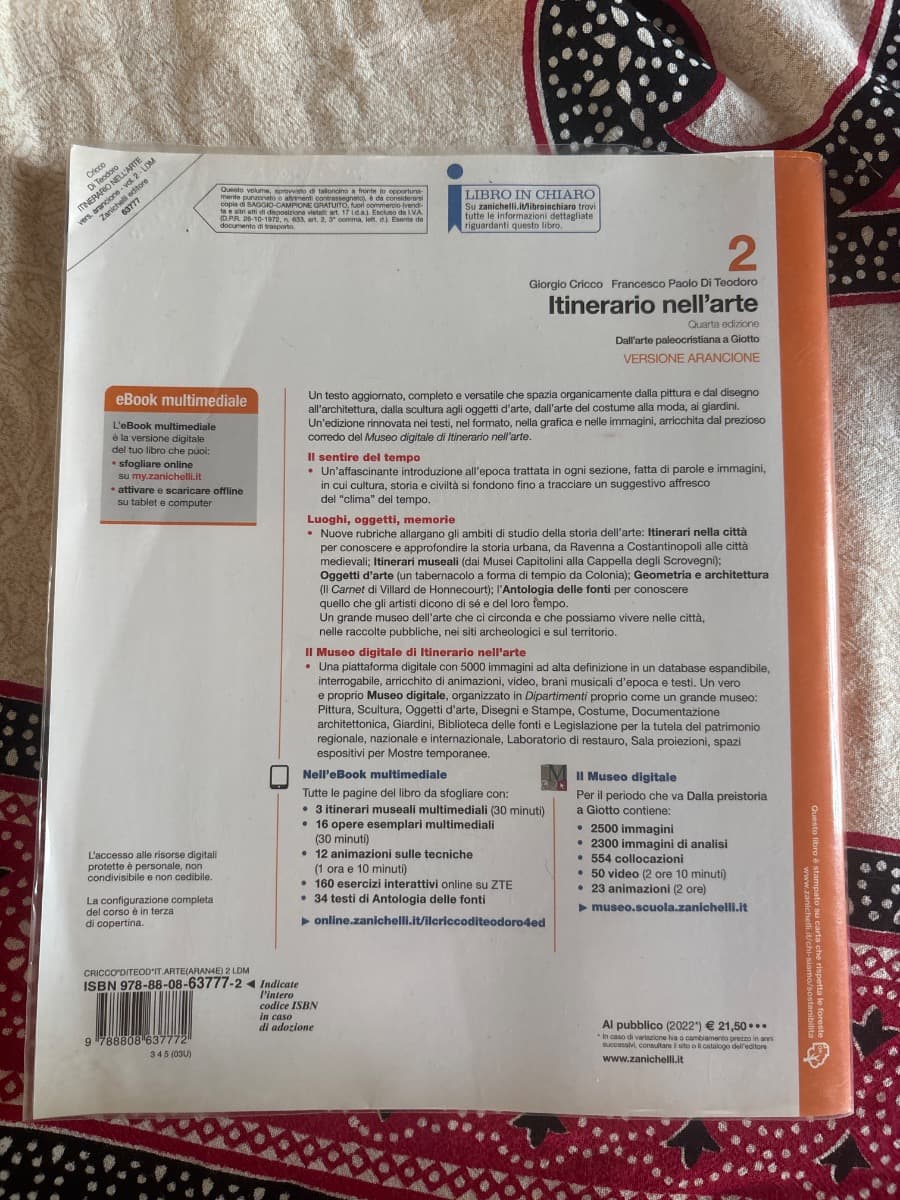 ITINERARIO NELL'ARTE 4A EDIZIONE VERSIONE ARANCIONE - VOL. 2 (LDM) - foto 2