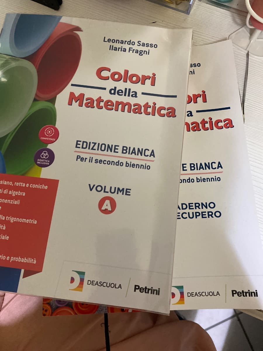 COLORI DELLA MATEMATICA - EDIZIONE BIANCA VOLUME A + QUADERNO + EBOOK - foto 1