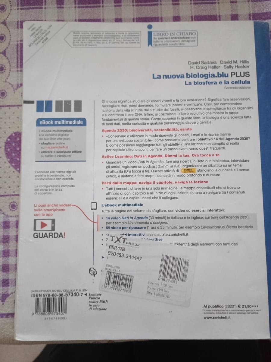 NUOVA BIOLOGIA.BLU 2ED. (LA) - LA BIOSFERA E LA CELLULA PLUS (LDM) - foto 2