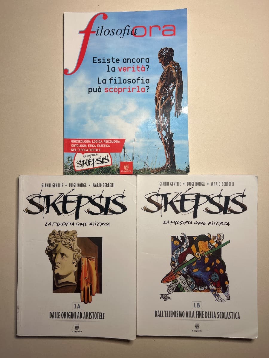 Sképsis la filosofia come ricerca. Volumi 1A + 1B + Filosofia ORA - La rivista di Sképsis - foto 1