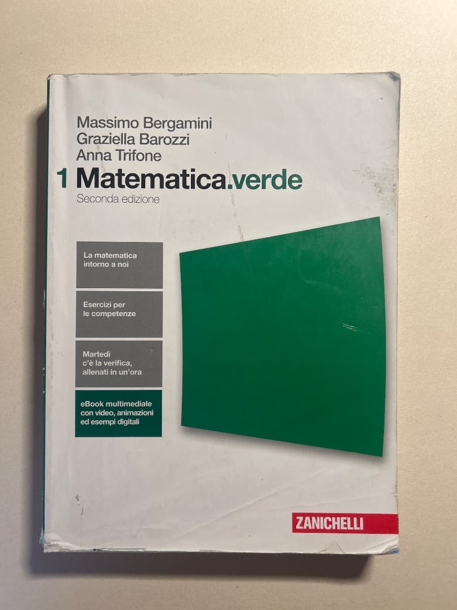 MATEMATICA.VERDE 2ED. - VOLUME 1 (LDM) - foto 1