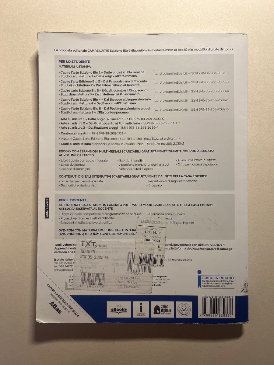 CAPIRE L'ARTE - EDIZIONE BLU - foto 2