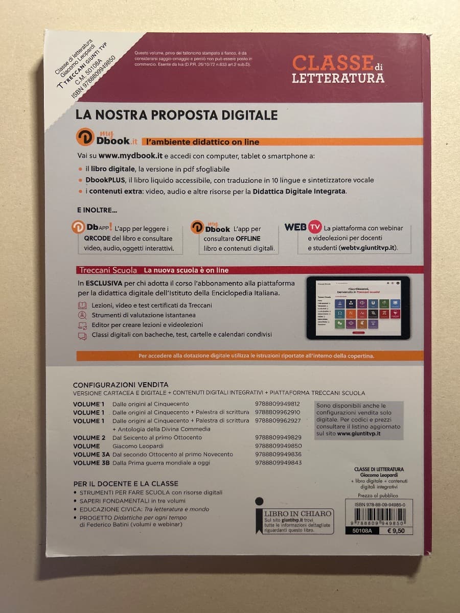 CLASSE DI LETTERATURA LEOPARDI - foto 2