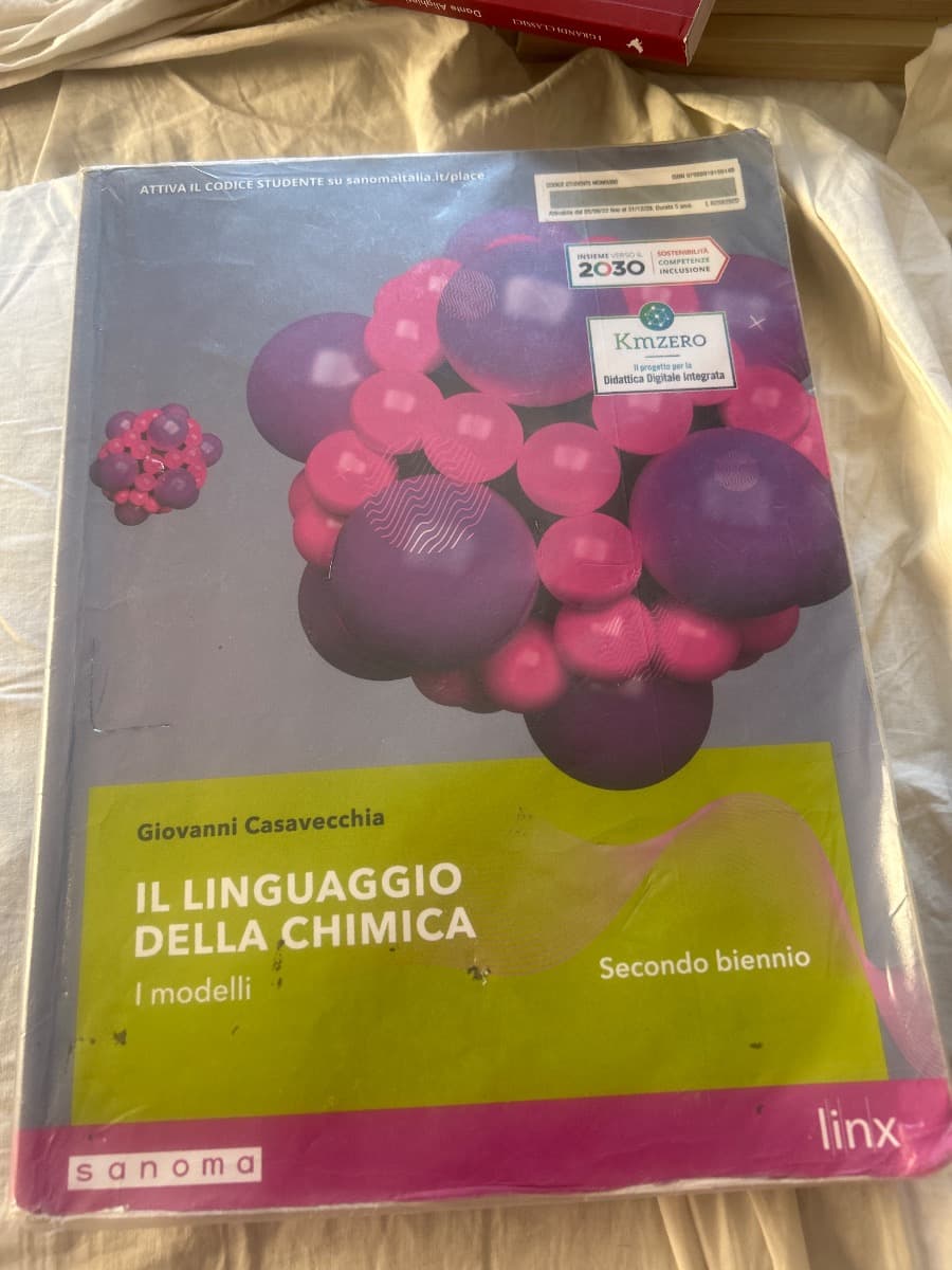 LINGUAGGIO DELLA CHIMICA - SECONDO BIENNIO LS (IL) - foto 1