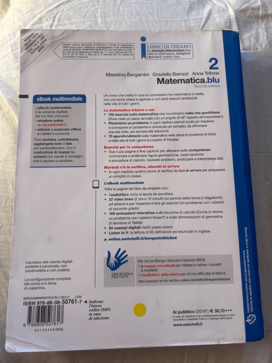 MATEMATICA.BLU 2ED. - VOLUME 2 (LDM) - foto 2