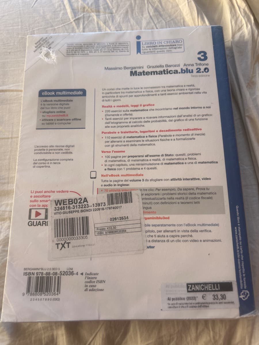 3 Matematica.blu 2.0 terza edizione - foto 2