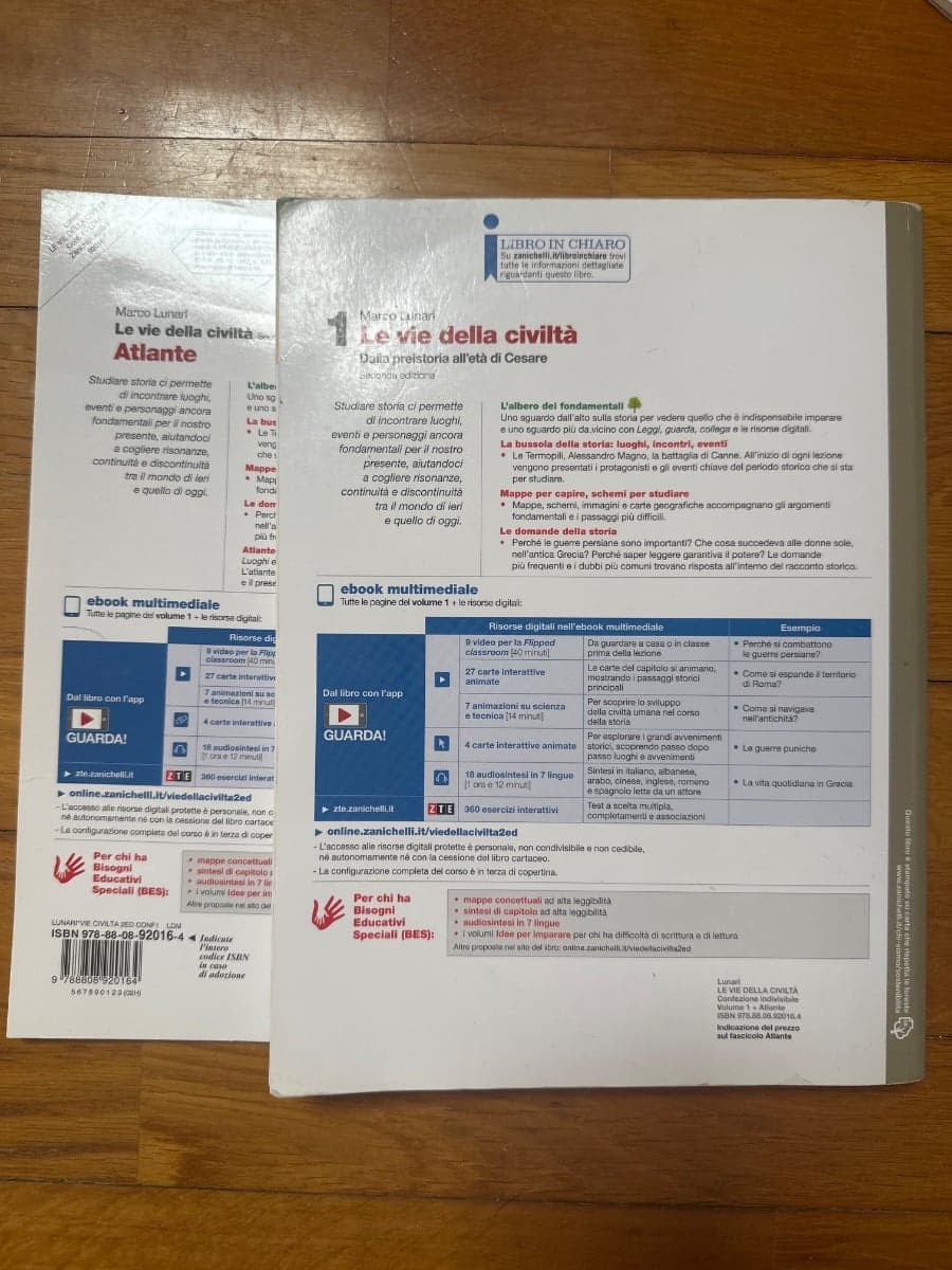 VIE DELLA CIVILTÀ 2ED. (LE) - CONF. VOL. 1 + ATLANTE (LDM) - foto 2