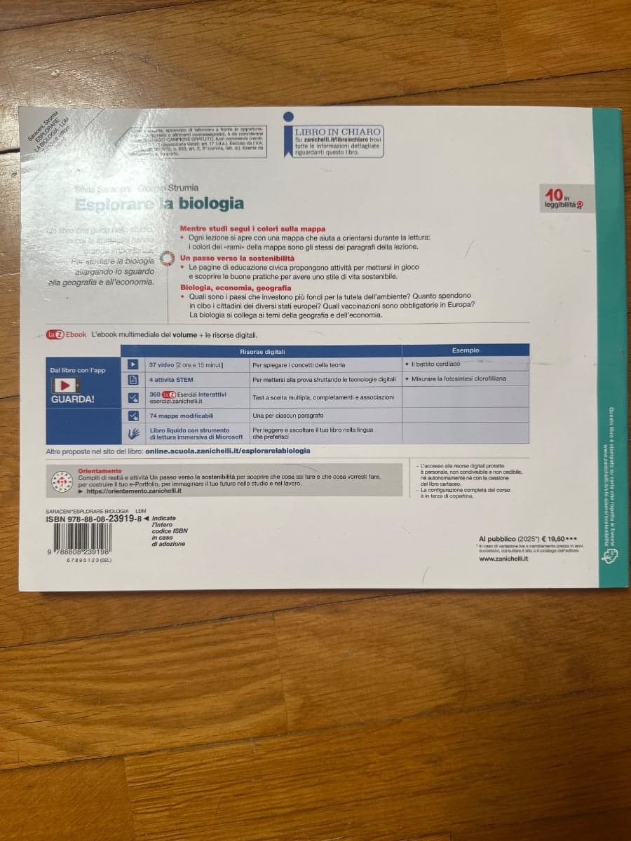 ESPLORARE LA BIOLOGIA - VOL. U (LDM) - foto 2