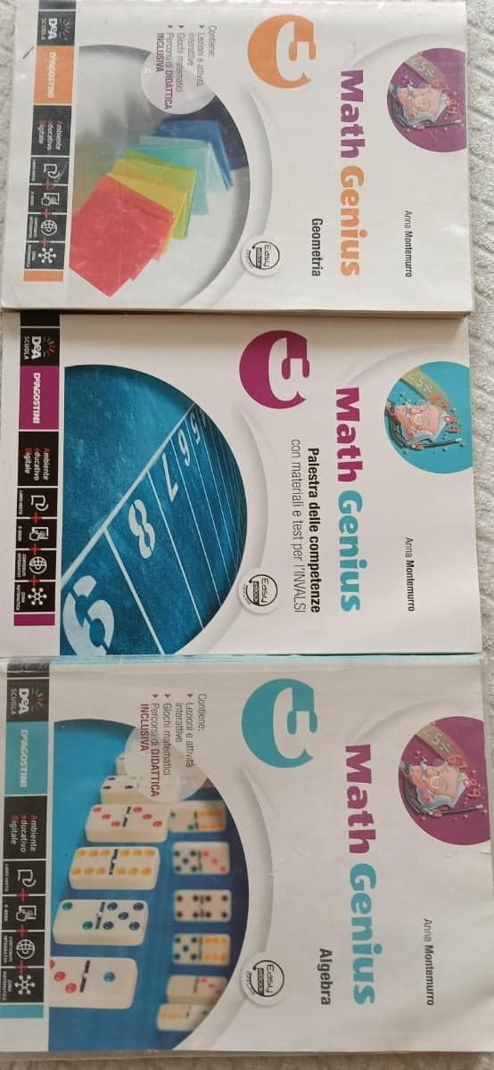 MATH GENIUS ALGEBRA + GEOMETRIA 3 + EBOOK (ANCHE SU DVD) - foto 1