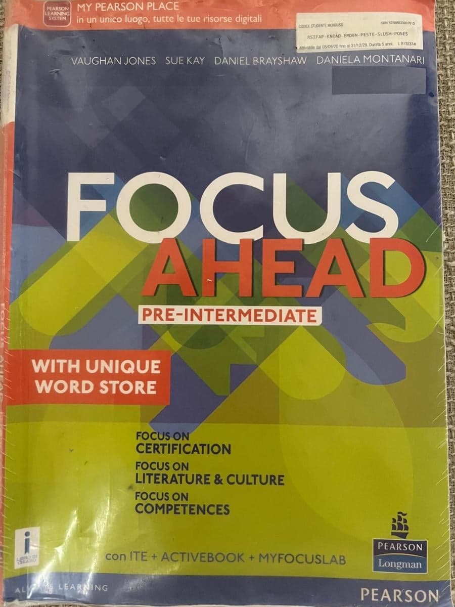 FOCUS AHEAD PRE-INTERMEDIATE - foto 1