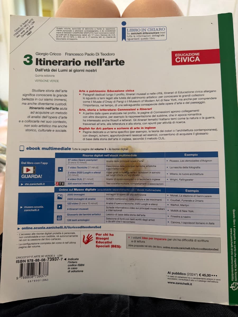 ITINERARIO NELL'ARTE EDIZIONE VERDE 5ED - VOLUME 3 (LDM) - foto 2