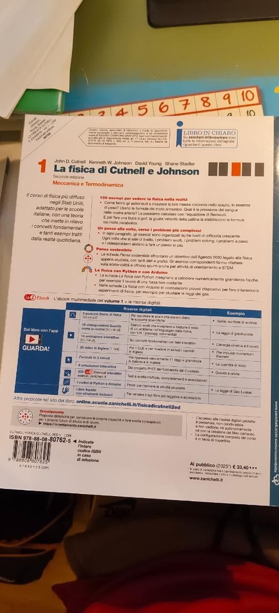 FISICA DI CUTNELL E JOHNSON 2ED. (LA) - VOL. 1 (LDM) - foto 2