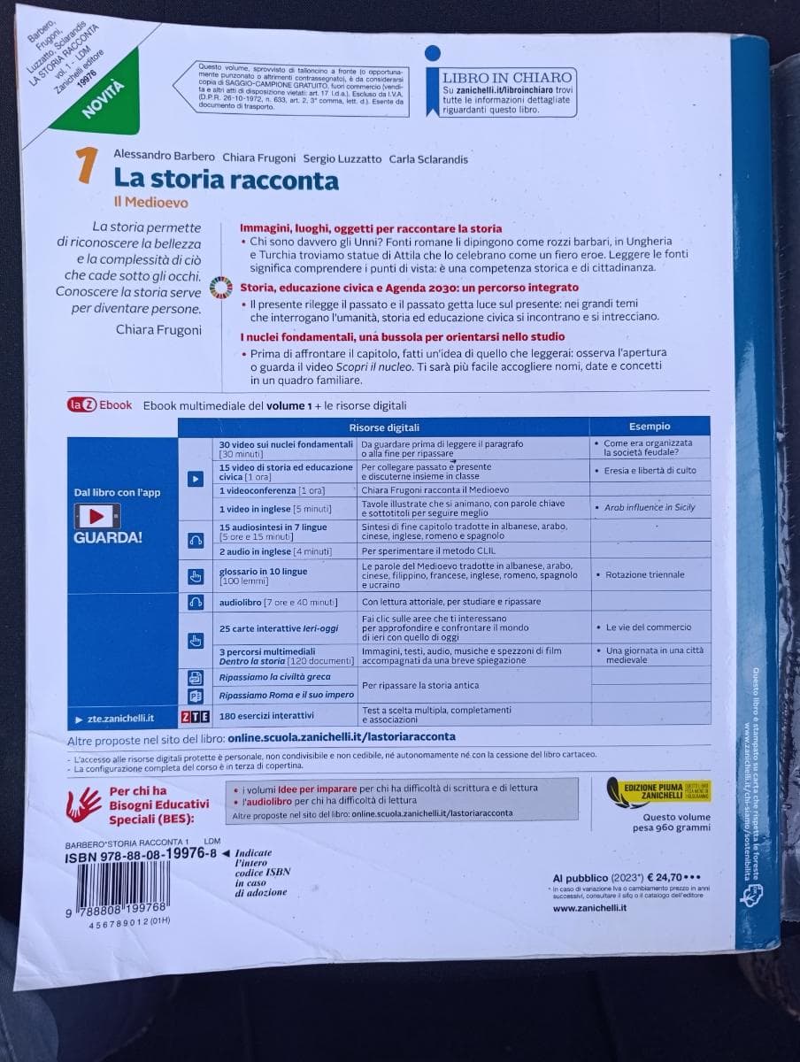 STORIA RACCONTA (LA) - VOLUME 1 (LDM) - foto 2