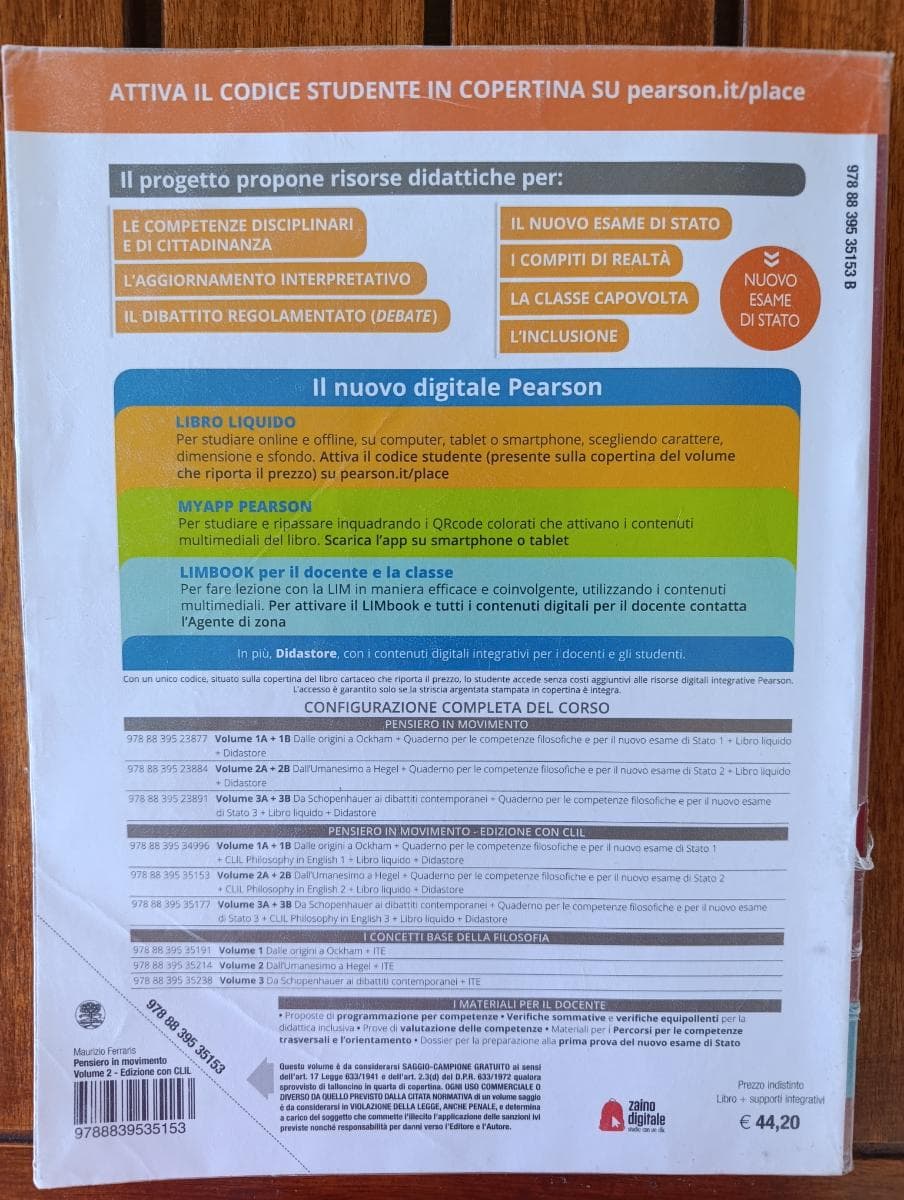 PENSIERO IN MOVIMENTO 2 - EDIZIONE CON CLIL - foto 2