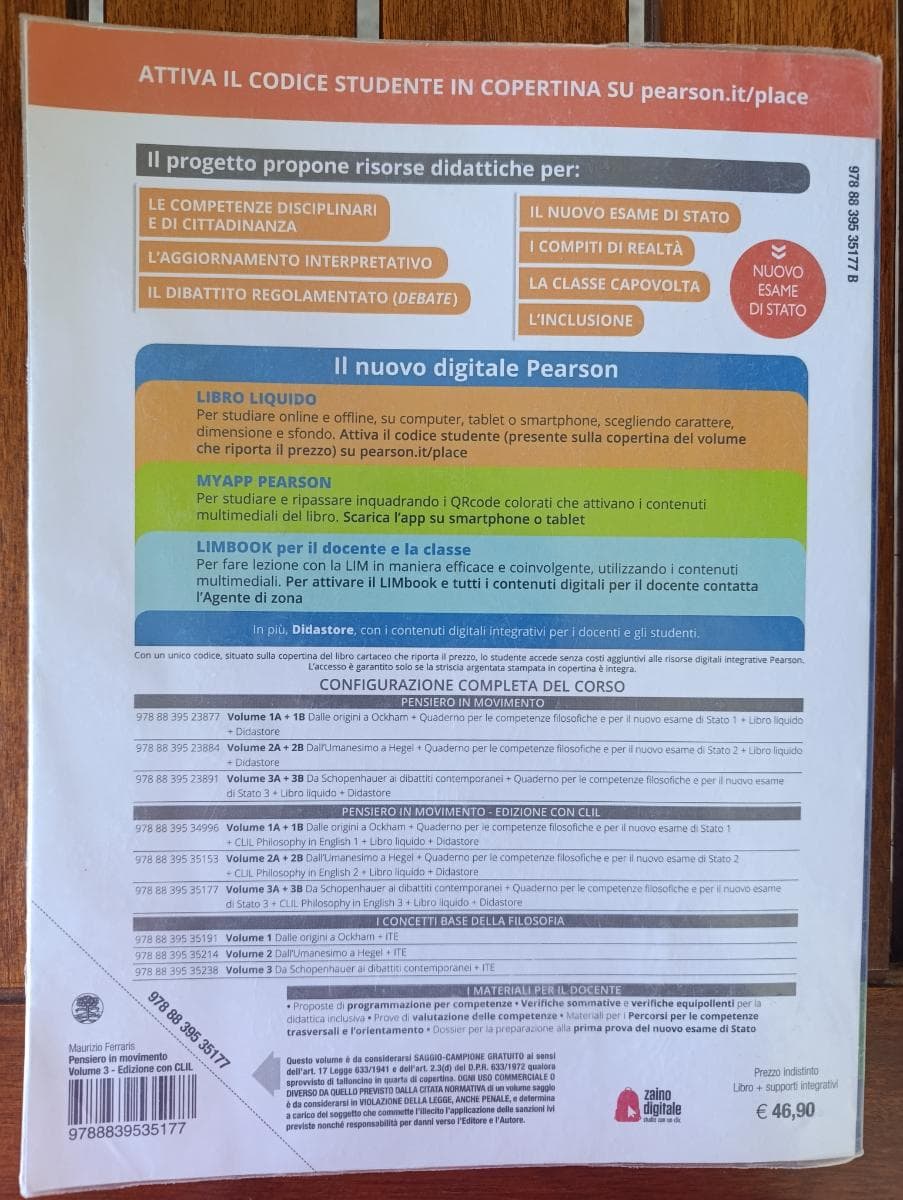 PENSIERO IN MOVIMENTO 3 - EDIZIONE CON CLIL - foto 2