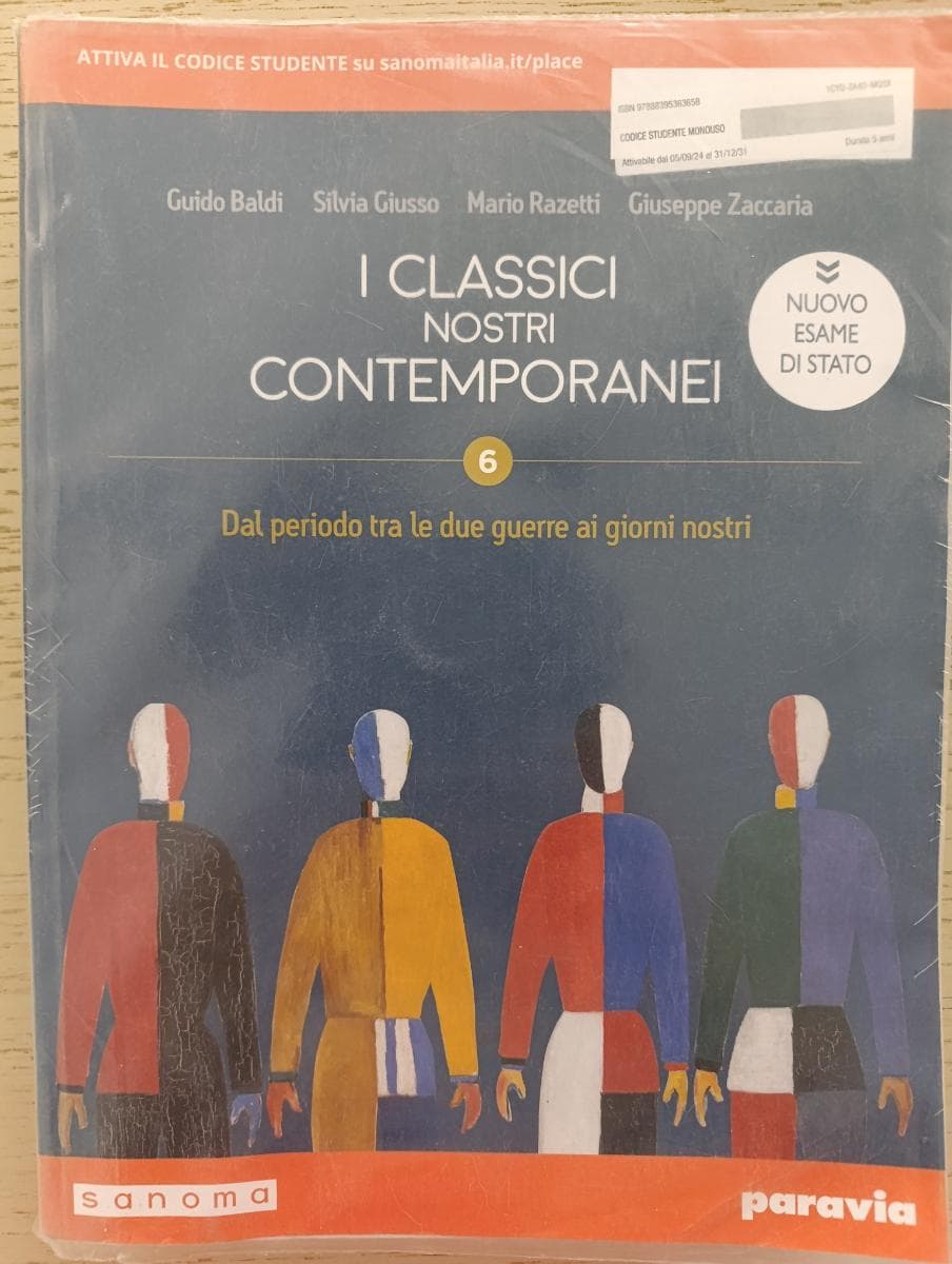 CLASSICI NOSTRI CONTEMPORANEI 6 EDIZIONE NUOVO ESAME DI STATO (I) - foto 1