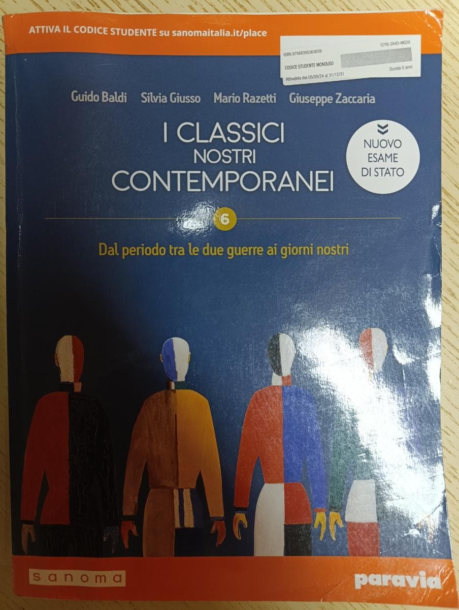 CLASSICI NOSTRI CONTEMPORANEI 6 EDIZIONE NUOVO ESAME DI STATO (I) - foto 1