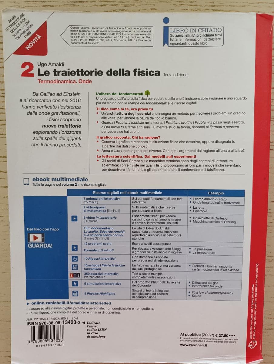 TRAIETTORIE DELLA FISICA (LE) 3ED - VOLUME 2 (LDM) - foto 2