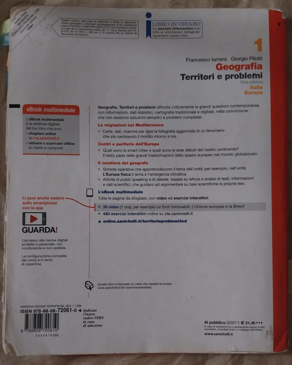 GEOGRAFIA TERRITORI E PROBLEMI - VOLUME 1 (LDM) - foto 2