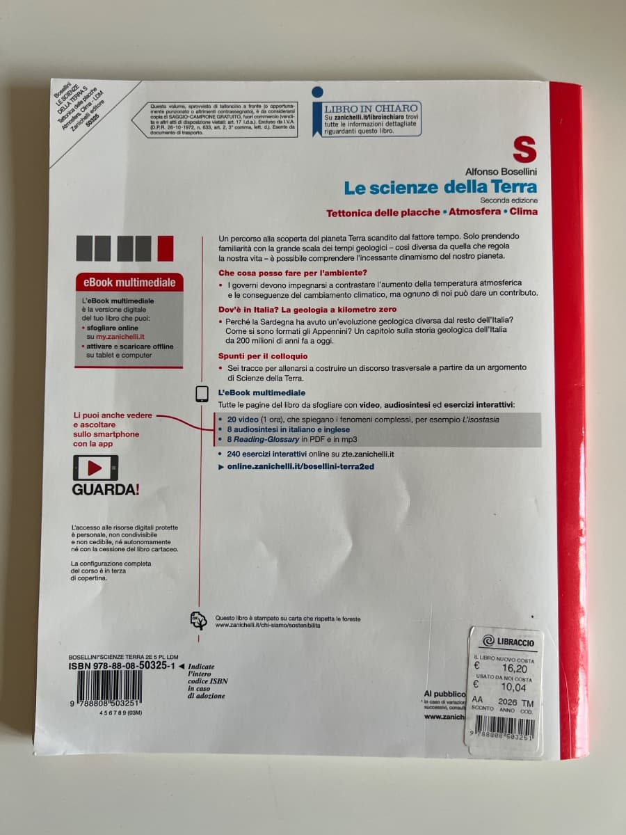 SCIENZE DELLA TERRA 2ED. (LE) - VOL. QUINTO ANNO S (LDM) - foto 2