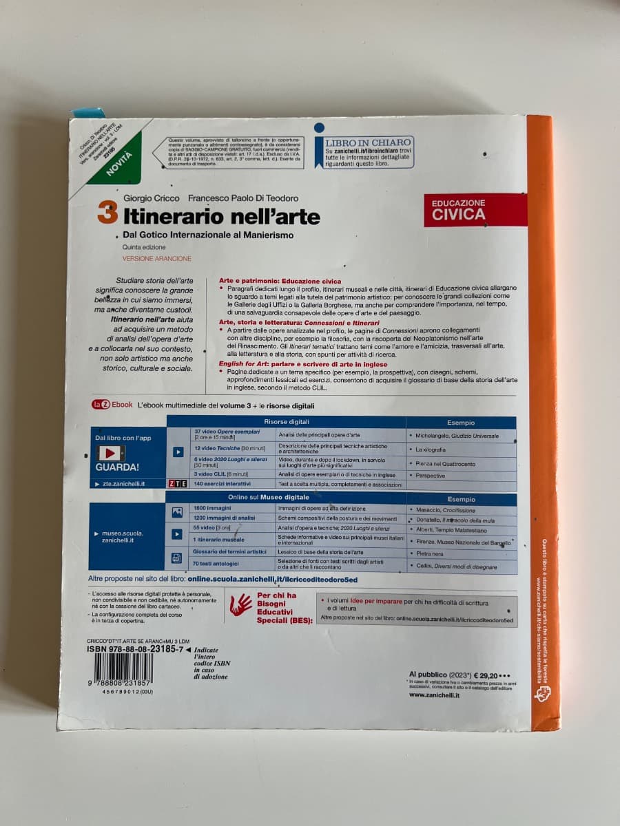 ITINERARIO NELL'ARTE VERSIONE ARANCIONE 5ED - VOLUME 3 (LDM) - foto 2