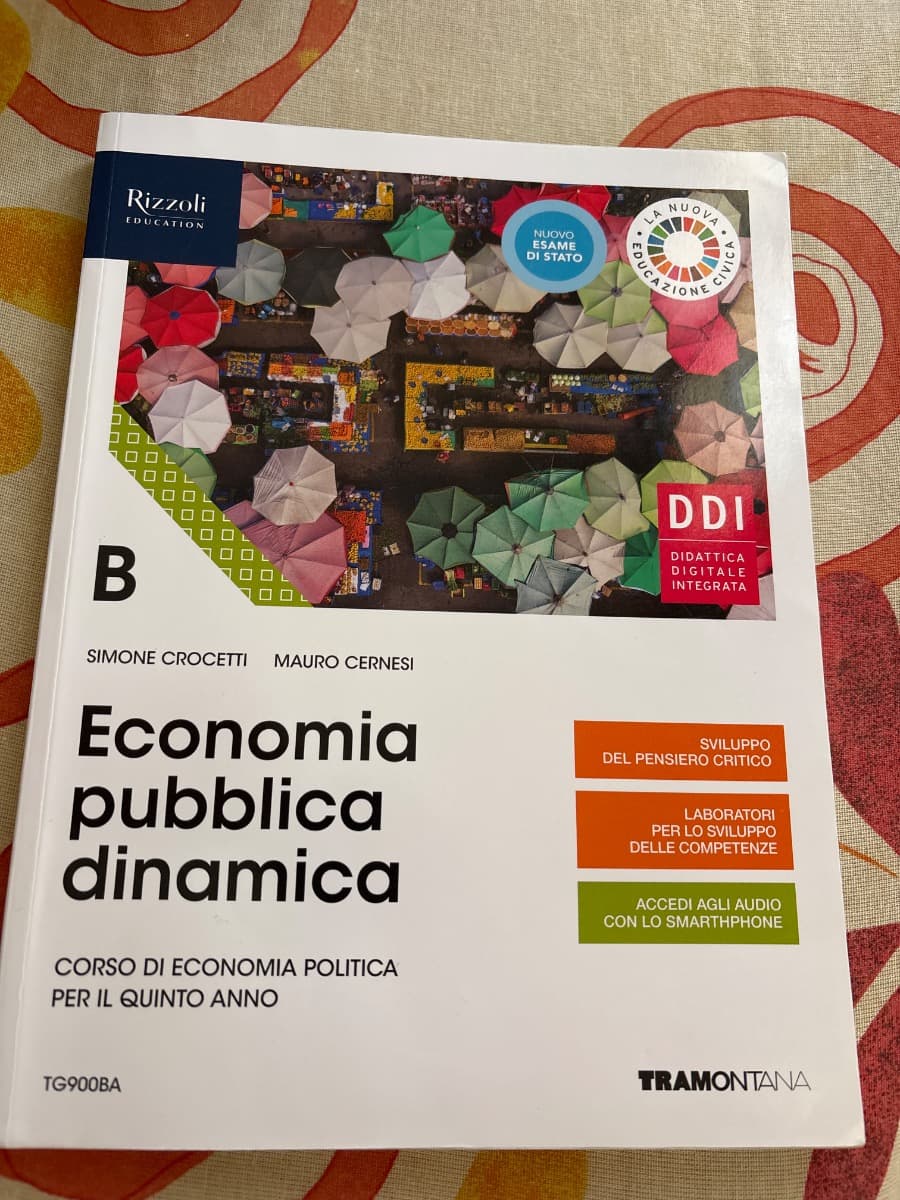 ECONOMIA PUBBLICA DINAMICA B - foto 1