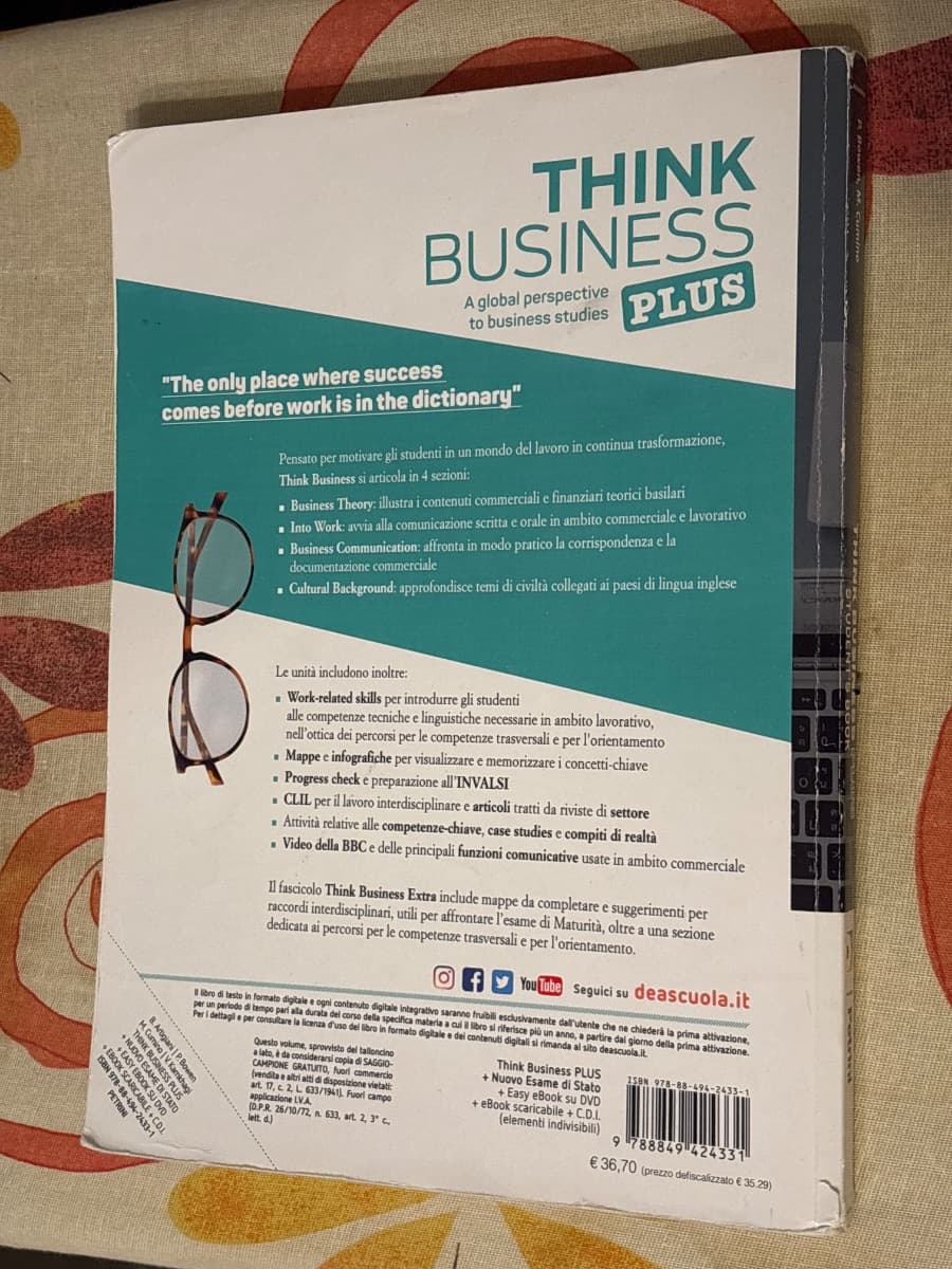 THINK BUSINESS PLUS STUDENT'S BOOK+FASC.NUOVO ESAME DI STATO E EXTRA+EBOOK - foto 2