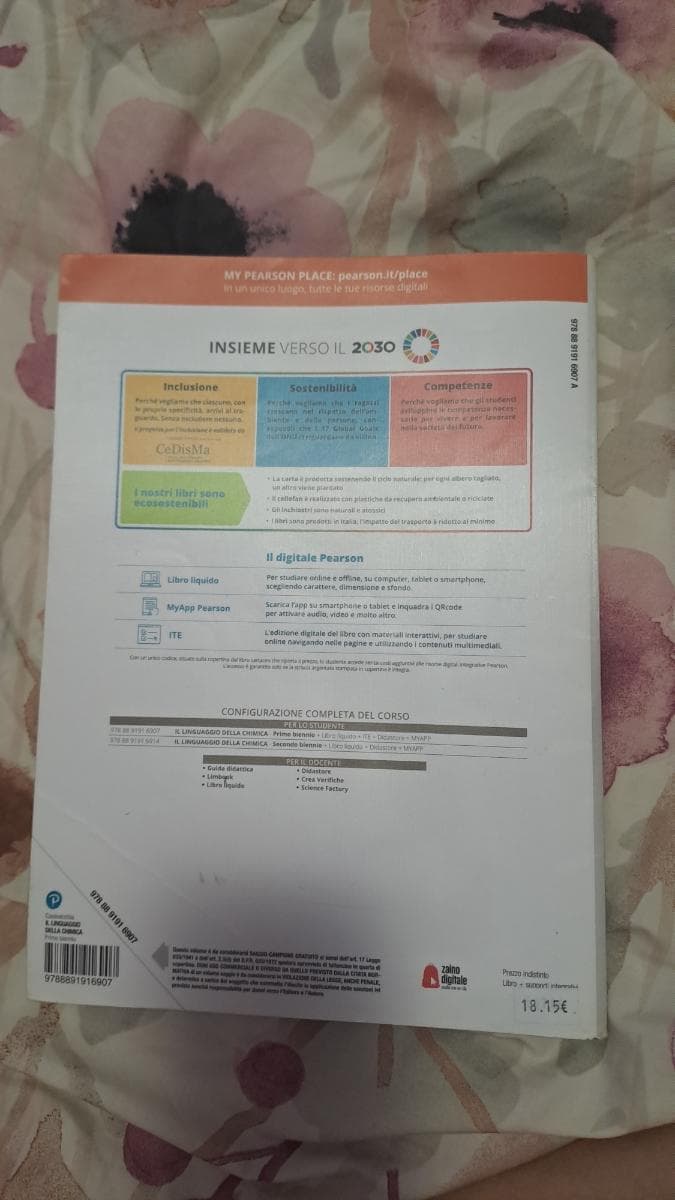 LINGUAGGIO DELLA CHIMICA - PRIMO BIENNIO (IL) - foto 2
